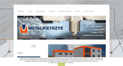 Desktop Screenshot of metalpietrzyk.pl