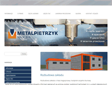 Tablet Screenshot of metalpietrzyk.pl